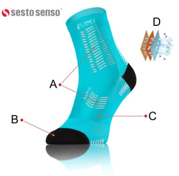 Дышащие спортивные носки SESTO SENSO - 43-46