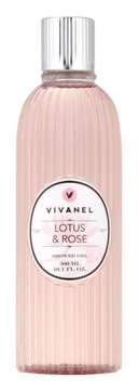 VIVANEL żel pod prysznic Lotus & Rose, 300 ml