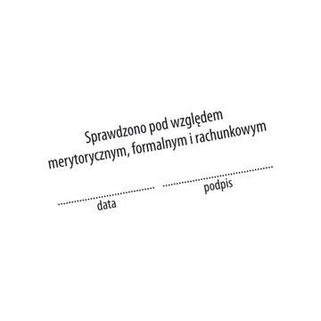 Sprawdzono pod względem merytorycznym, formalnym