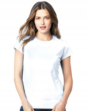 Koszulka damska T-shirt okrągły dekolt Fruit of the Loom ORIGINAL biały S