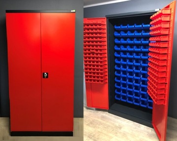 Шкаф МАСТЕРСКАЯ МЕТАЛЛ с контейнерами 199Х100см