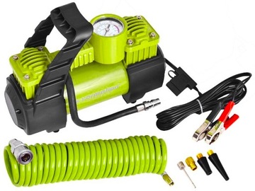 ДВУХПОРШНЕВОЙ КОМПРЕССОР АВТОМОБИЛЬНЫЙ ШИННЫЙ НАСОС 12В 250ВТ 150P