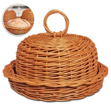 CHLEBAK WIKLINOWY Pojemnik Na Pieczywo Chleb Okrąg