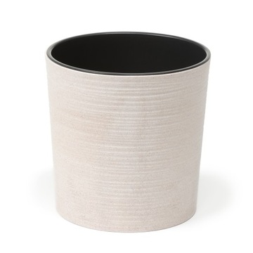 Donica Malwa ECO 19 cm dłuto biała 105/176