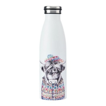 Butelka ze stali na gorące napoje szkoły pracy bidon Krowa 500 ml