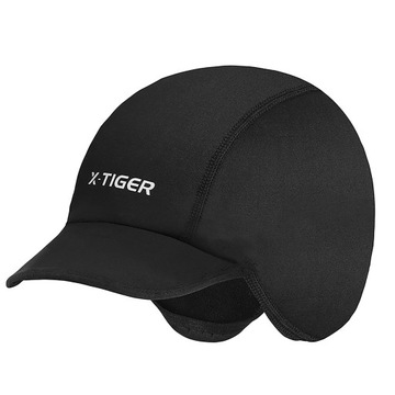 CZAPKA ROWEROWA ZIMOWA X-TIGER Z DASZKIEM CIEPŁA TERMOAKTYWNA WINDSTOPER