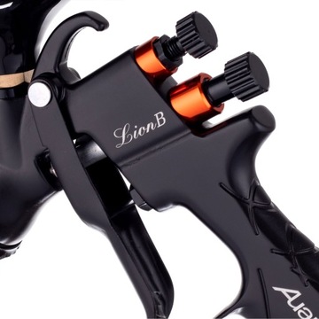 Краскораспылитель AUARITA, 1,7 мм, LVMP LION B, насадка для покраски, 600 мл, черный