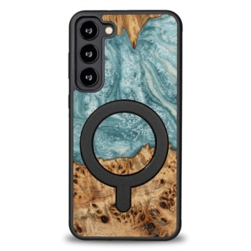 Pouzdro Bewood Unikátní pro Samsung Galaxy S23 Plus Planety Uran s MagSafe