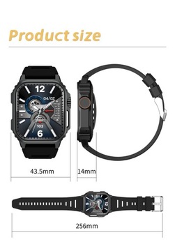 AMOLED Smart Watch 2024 Bluetooth-соединение NFC Спортивный монитор здоровья Водонепроницаемый