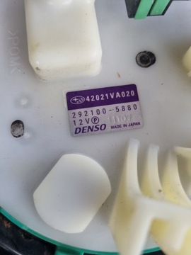 NÁDRŽ PALIVA SUBARU IMPREZA WRX 2,0 2017R