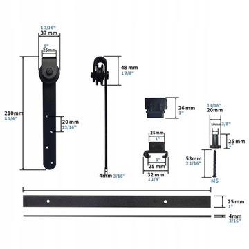 Фурнитура для раздвижных дверей