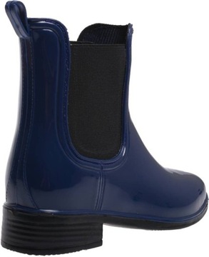 ЖЕНСКИЕ БОТИНКИ, УЗОР, темно-синие, 38