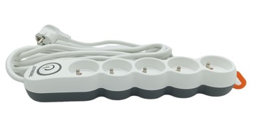 УДЛИНИТЕЛЬ ПИТАНИЯ НА 5 РОЗЕТОК 1,5 М STHOR