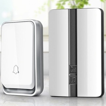 БЕСПРОВОДНОЙ ВОДОНЕПРОНИЦАЕМЫЙ ДЕЙСТВИЕ 150M IP44 ДВЕРНОЙ ЗВОНОК 51 СВЕТОДИОДНАЯ МЕЛОДИЯ