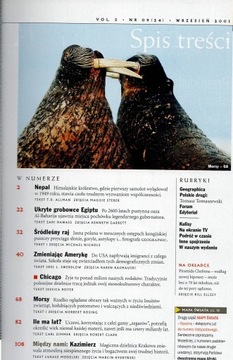 Нэшнл Географик, 9/2001