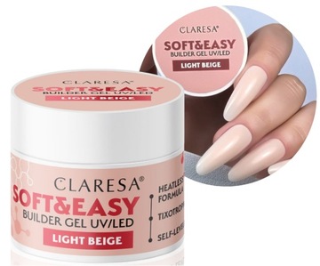 CLARESA СТРОИТЕЛЬНЫЙ ГЕЛЬ SOFT&EASY 12г набор СМЕШАЙ ЦВЕТА