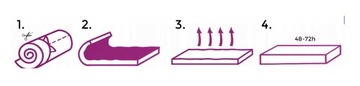 Поролон обивочный, губка, формат Т18, 120х200х3 см.