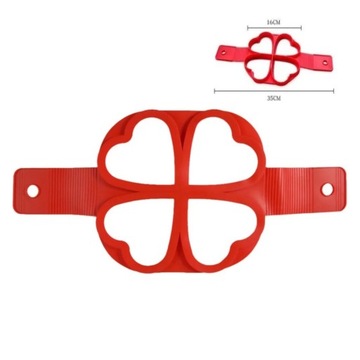 СИЛИКОНОВАЯ ФОРМА ДЛЯ ЯИЦ, БЛИНЧИКОВ, СЕРДЦЕ 780