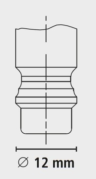 Быстрая вилка для дыхания LUDECKE GZ 1/4' DN 7,4
