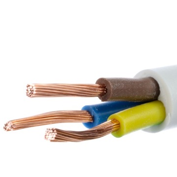 Kabel przewód na przedłużacz OMY 3x0,75mm linka