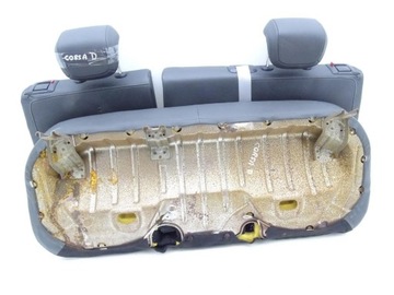 OPEL CORSA D 06-14 POHOVKA ZADNÍ KOMPLETNÍ 3D KŮŽE POLOKOŽENÝ