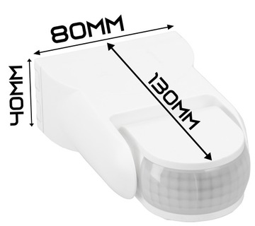 Czujnik ruchu zmierzchu zewnętrzny ścienny LED PIR