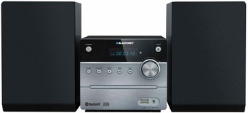 Blaupunkt MS12BT мини стереосистема CD MP3 USB AUX Bluetooth пульт дистанционного управления - серебристый