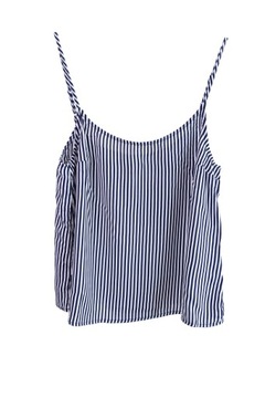 H&M top paski wiskoza marynarski bluzka 38 M 10