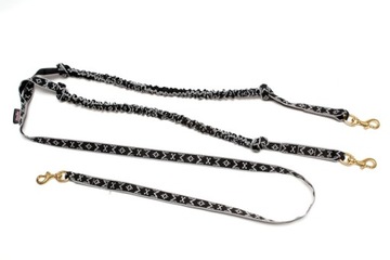 MANMAT SNAP BUNGGE LINE ДЛЯ ДВУХ СОБАК, РОЗОВЫЙ