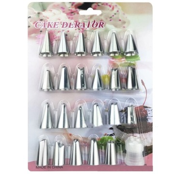 НАБОР БОЛЬШИХ КОНДИТЕРСКИХ ТАБЛЕТ 24х ДЛЯ ТОРТОВ И УКРАШЕНИЯ ТОРТОВ + ПЕРЕХОДНИК