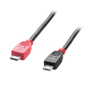 Кабель USB 2.0 OTG Micro-B-Micro-B, 1 м Lindy 31759