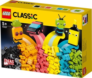 LEGO Classic 11027 Kreatywna zabawa neonowymi kolo