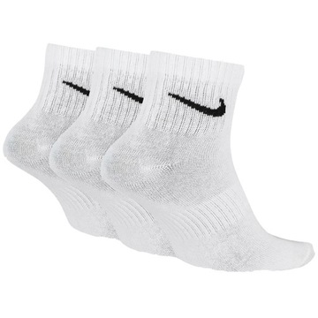 Nike ponožky ponožky biele vysoké komplet 3 páry SX7667-100 L