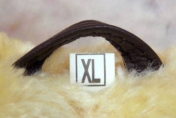 Real Leather kozuch meski skórzany pilotka l/xl