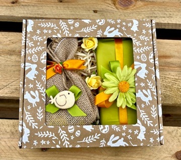 Хороший пасхальный подарочный набор Подарочная корзина Шоколадный чай КОРОБКА