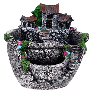 САДОВЫЕ ГОРШКИ МИНИАТЮРНАЯ ЧАШКА ДЛЯ СУКУЛЕНТОВ