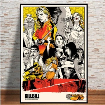 Plakat na płótnie Plakat i druki gorący Kill Bill