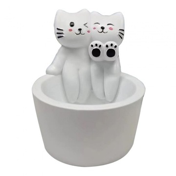 Resin Candlestick Cat Design for Home Decor Desktop Candle Holder