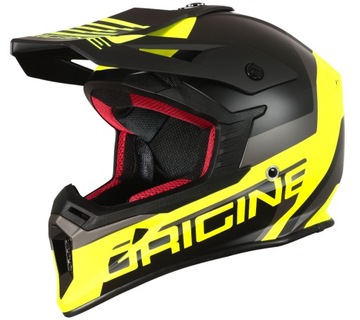 Kask ORIGINE HERO MX fluo yellow-black matt M