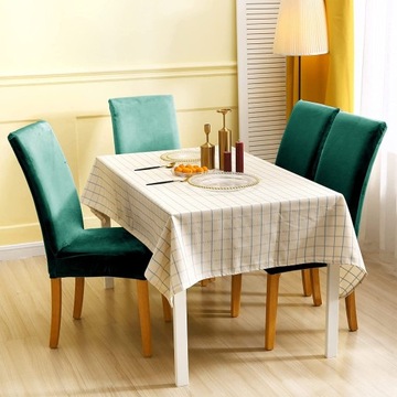 Чехол на стул в форме бутылки зеленый VELUR PLUSH