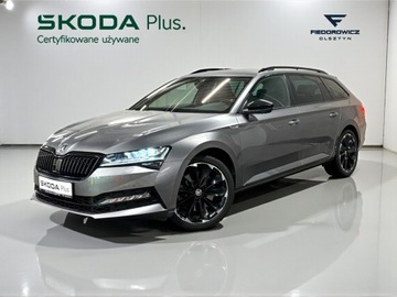 Skoda Superb III Scout 2.0 TSI 280KM 2022 Skoda Superb 2.0 TSI 280KM 4x4 Sportline, Salon Po