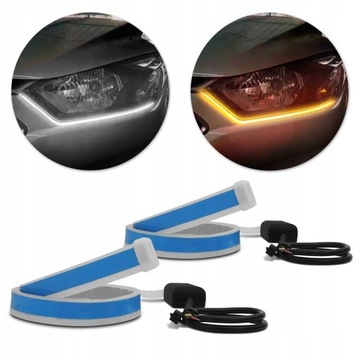 TAŚMA LED DRL PŁYNĄCY DYNAMICZNE KIERUNKOWSKAZ 60c