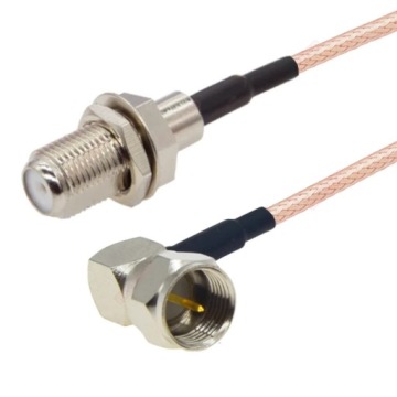 Pigtail F zástrčka Úhlová F zásuvka RG316 50om 5 m
