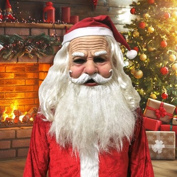 MASKA ŚW.MIKOŁAJA ŚWIĘTA MIKOŁAJ STRÓJ PREZENTY