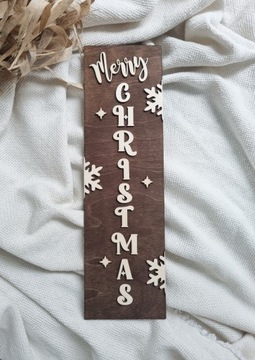 MERRY CHRISTMAS TABLICA SESJE ŚWIĄTECZNE