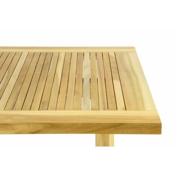 DIVERO TABLE - садовый стол из тикового дерева - складной - 130 x 65 см