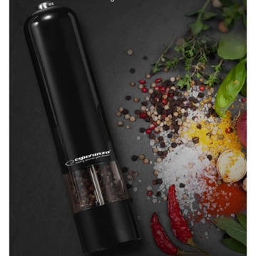 Мельница для перца Esperanza Malabar EKP001K (черная)