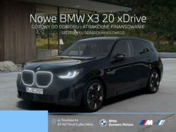 BMW X3 G45 2026 BMW X3 20 xDrive 208 KM mHEV - Gotowy do Odbioru - Pakiet M Pro - Kamera 3