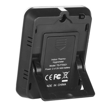 КОМНАТНЫЙ ТЕРМОМЕТР ПОГОДНАЯ СТАНЦИЯ ЦИФРОВОЙ ГИГРОМЕТР ЖК-дисплей ИЗМЕРЕНИЕ ВЛАЖНОСТИ
