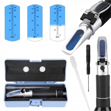 GAUGE REFRAKTOMETER ATC ALCOHOL METER WINE
